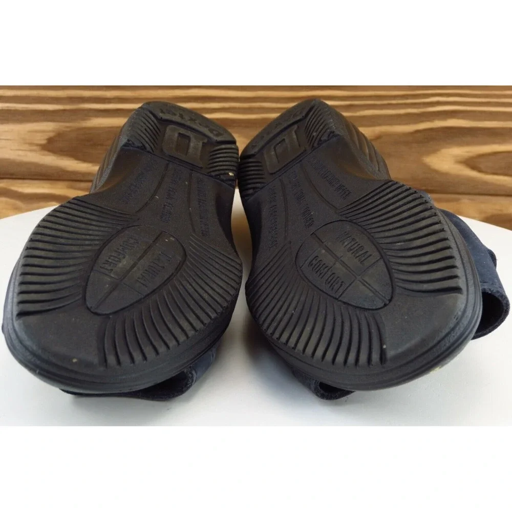 Dexter Size 7 M Navy Blue Slingback Leather Women Sandal Shoes‎